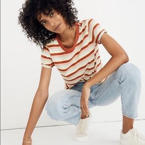 Madewell striped northside tee